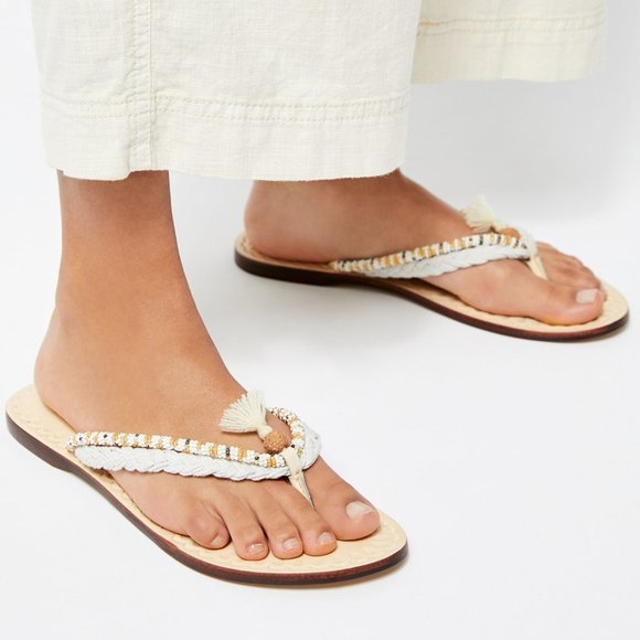 Free People Shoes - NWT Free People Menorca Sandal / White